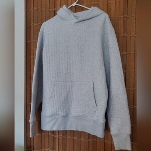 Old Navy Light Gray Men's Crewneck Sweatshirt